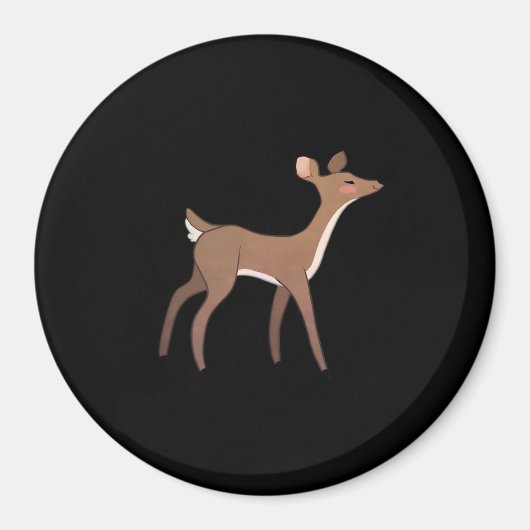 Aimant Oh Deer Me Whimsical Creative Design  (Devant)