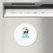 Aimant Oh Deer Minimal Design  (In Situ (Lave-vaisselle))