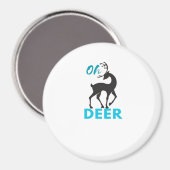 Aimant Oh Deer Minimal Design  (Recto/Verso)