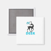 Aimant Oh Deer Minimal Design (Recto/Verso)