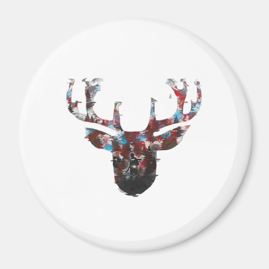 Aimant Oh Deer Minimal Style (Devant)