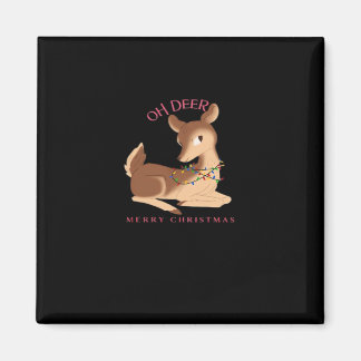 Aimant Oh Deer Noël Design Moderne