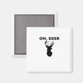 Aimant Oh Deer Oh Dear Whimsical Art Style (Recto/Verso)