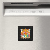 Aimant Oh Holy Night Christian Nativity Scene Christmas R (In Situ (Lave-vaisselle))