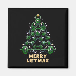 Aimant Oh Liftmas Tree Kettlebell Gym Vilain Noël