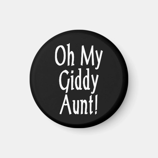 Aimant Oh Ma Tante Giddy ! (Devant)