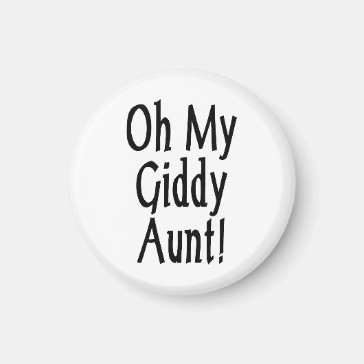 Aimant Oh Ma Tante Giddy ! (Devant)