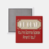 Aimant Oh merde (Recto/Verso)