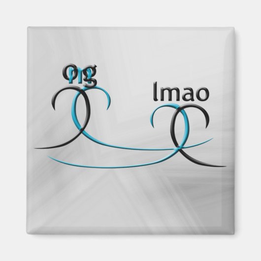 Aimant Oh mon Dieu ! (Devant)