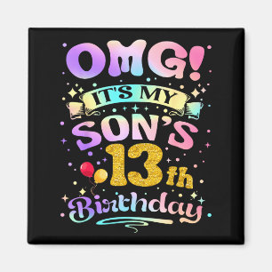 Aimant Oh mon dieu, c'est l'anniversaire de mon fils, 13