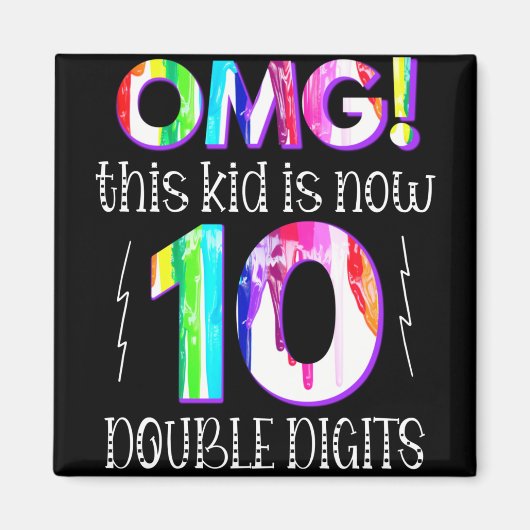 Aimant Oh mon Dieu ! Cet Enfant Est Maintenant 10 Double  (Devant)