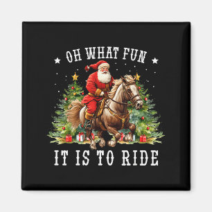 Aimant Oh Quelle Amusement C'est De Monter Cheval Cheval