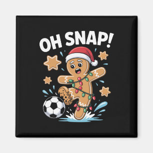 Aimant Oh Snap Biscuit de Noël au Gingembre Pyjama de Foo