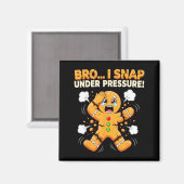 Aimant Oh Snap Gingerbread Man Cookies I Snap Under Press (Recto/Verso)