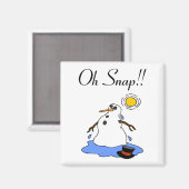 Aimant Oh, Snap ! (Melting Snowman) (Recto/Verso)