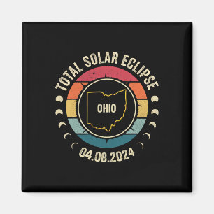 Aimant Ohio Total Solar Eclipse 2024 American Totality Ap