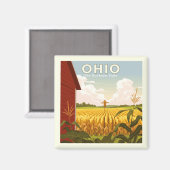 Aimant Ohio vintage (Recto/Verso)