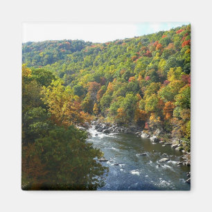 Aimant Ohiopyle River à l'automne II Pennsylvanie Automne