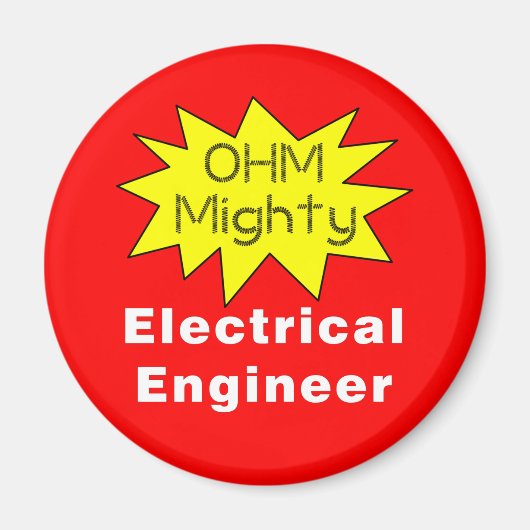 Aimant Ohm Mighty Electrical Engineer (Devant)