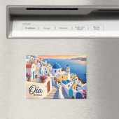 Aimant Oia Grèce (In Situ (Lave-vaisselle))