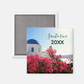 Aimant Oia Santorini, Grèce Photographie (Recto/Verso)