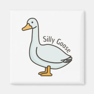Aimant Oie Amusante, Oie Amère, Oie Silly