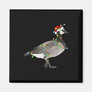 Aimant Oie Oiseau Amant Noël Santa Hat Oie Noël