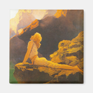 Aimant "Oies sauvages", par Maxfield Parrish