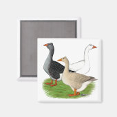 Aimant Oies : Trio Tufted (Recto/Verso)