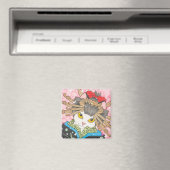 Aimant Oiran Kitty (In Situ (Lave-vaisselle))