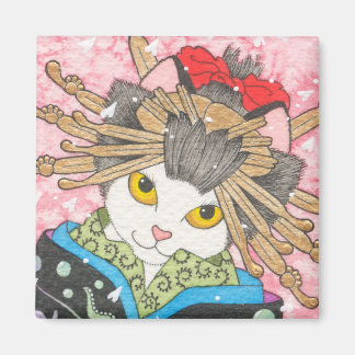 Aimant Oiran Kitty