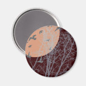 Aimant oiseau à silhouette (Recto/Verso)