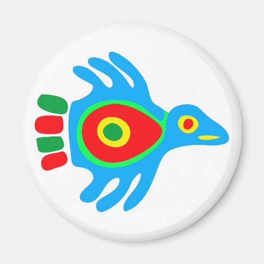 Aimant Oiseau américain natif indien (Devant)