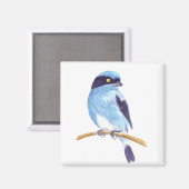 Aimant Oiseau bleu (Recto/Verso)