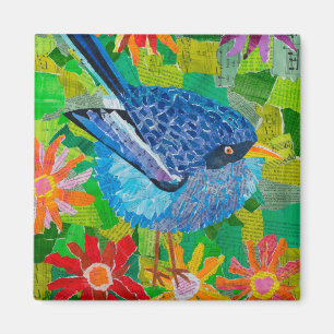 Aimant Oiseau bleu