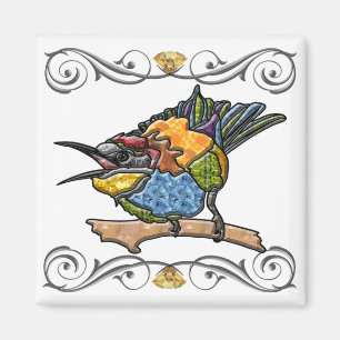 Aimant Oiseau d'abeilles