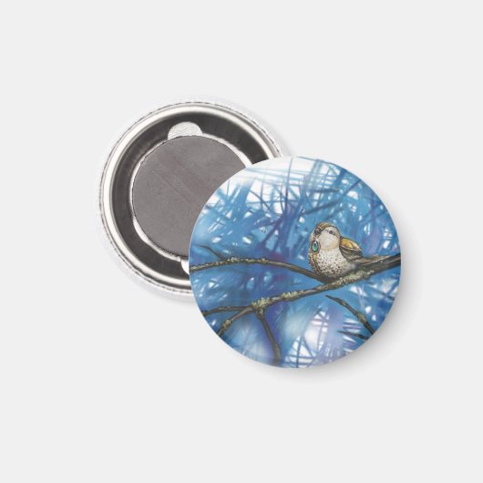 Aimant oiseau de guerre (Recto/Verso)