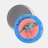 Aimant Oiseau de l'Arkansas (Recto/Verso)
