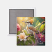 Aimant Oiseau de miel doré Imaginaire (Recto/Verso)