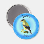 Aimant Oiseau d'État de l'Iowa (Recto/Verso)
