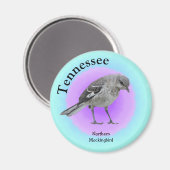 Aimant Oiseau d'État du Tennessee (Recto/Verso)