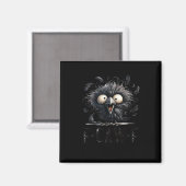 Aimant Oiseau drôle tendance F-Caw-F unique (Recto/Verso)