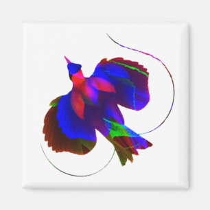 Aimant Oiseau du paradis de Papouasie-Nouvelle-Guinée Ma