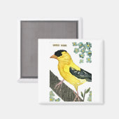 Aimant Oiseau : Goldfinch (Recto/Verso)