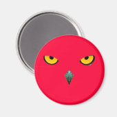 Aimant Oiseau rouge en colère (Recto/Verso)