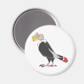 Aimant Oiseau souriant des Andes Condor (Recto/Verso)