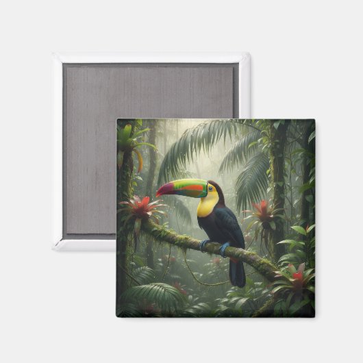 Aimant Oiseau toucan (Recto/Verso)