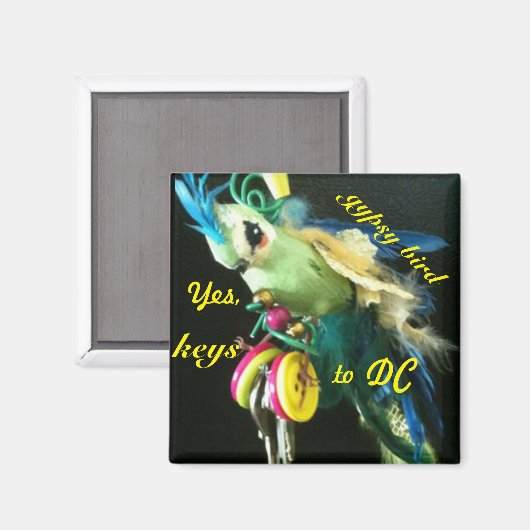 Aimant Oiseau tzigane (Recto/Verso)