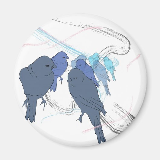 Aimant oiseaux (Devant)