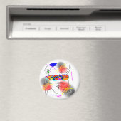 Aimant oiseaux abstraits (In Situ (Lave-vaisselle))